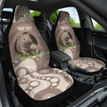 Personalised Australia Wombat Car Seat Cover Welcome To Our Home Aboriginal Art - Aussie Hoodie
