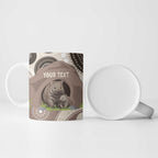 Personalised Australia Wombat Ceramic Mug Welcome To Our Home Aboriginal Art - Aussie Hoodie