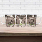 Personalised Australia Wombat Ceramic Mug Welcome To Our Home Aboriginal Art - Aussie Hoodie