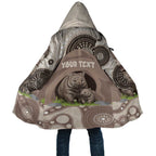 Personalised Australia Wombat Cloak Welcome To Our Home Aboriginal Art - Aussie Hoodie