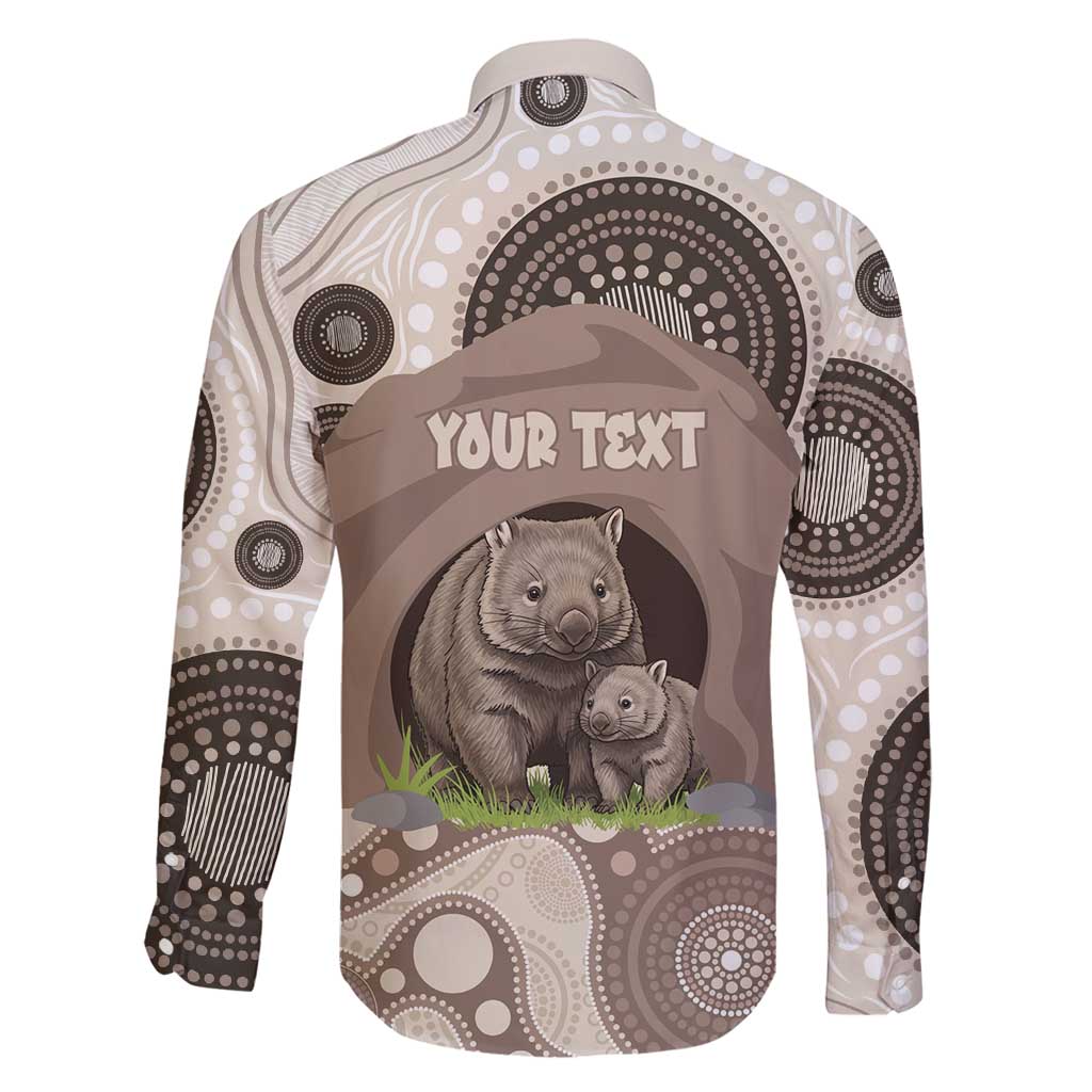 Personalised Australia Wombat Family Matching Off Shoulder Short Dress and Hawaiian Shirt Welcome To Our Home Aboriginal Art - Aussie Hoodie