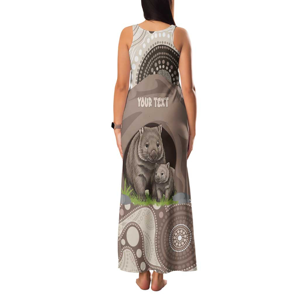 Personalised Australia Wombat Family Matching Tank Maxi Dress and Hawaiian Shirt Welcome To Our Home Aboriginal Art - Aussie Hoodie