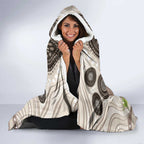 Personalised Australia Wombat Hooded Blanket Welcome To Our Home Aboriginal Art - Aussie Hoodie