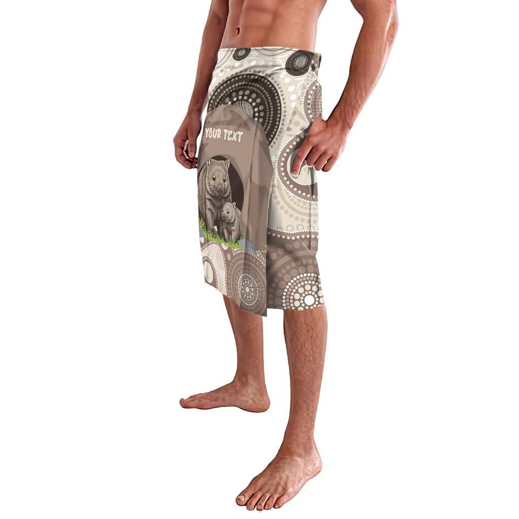Personalised Australia Wombat Lavalava Welcome To Our Home Aboriginal Art - Aussie Hoodie