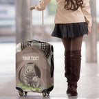 Personalised Australia Wombat Luggage Cover Welcome To Our Home Aboriginal Art - Aussie Hoodie