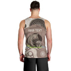 Personalised Australia Wombat Men Tank Top Welcome To Our Home Aboriginal Art - Aussie Hoodie