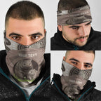 Personalised Australia Wombat Neck Gaiter Welcome To Our Home Aboriginal Art - Aussie Hoodie