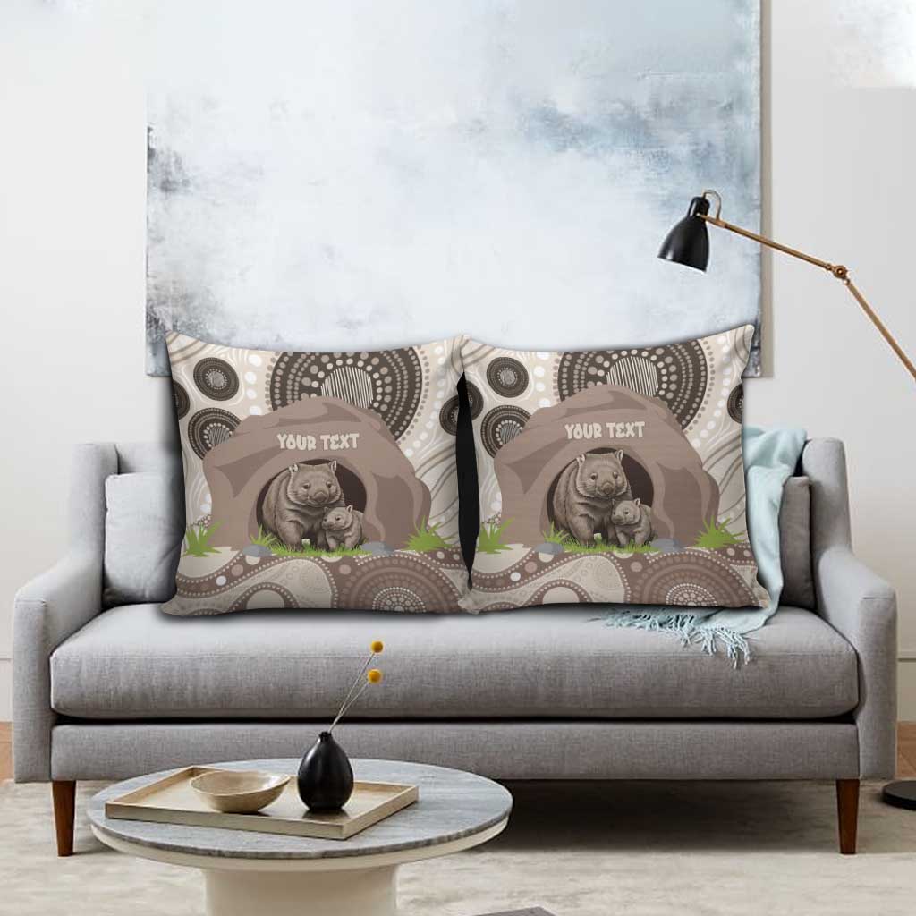 Personalised Australia Wombat Pillow Cover Welcome To Our Home Aboriginal Art - Aussie Hoodie