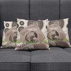 Personalised Australia Wombat Pillow Cover Welcome To Our Home Aboriginal Art - Aussie Hoodie