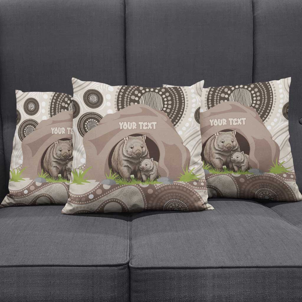 Personalised Australia Wombat Pillow Cover Welcome To Our Home Aboriginal Art - Aussie Hoodie