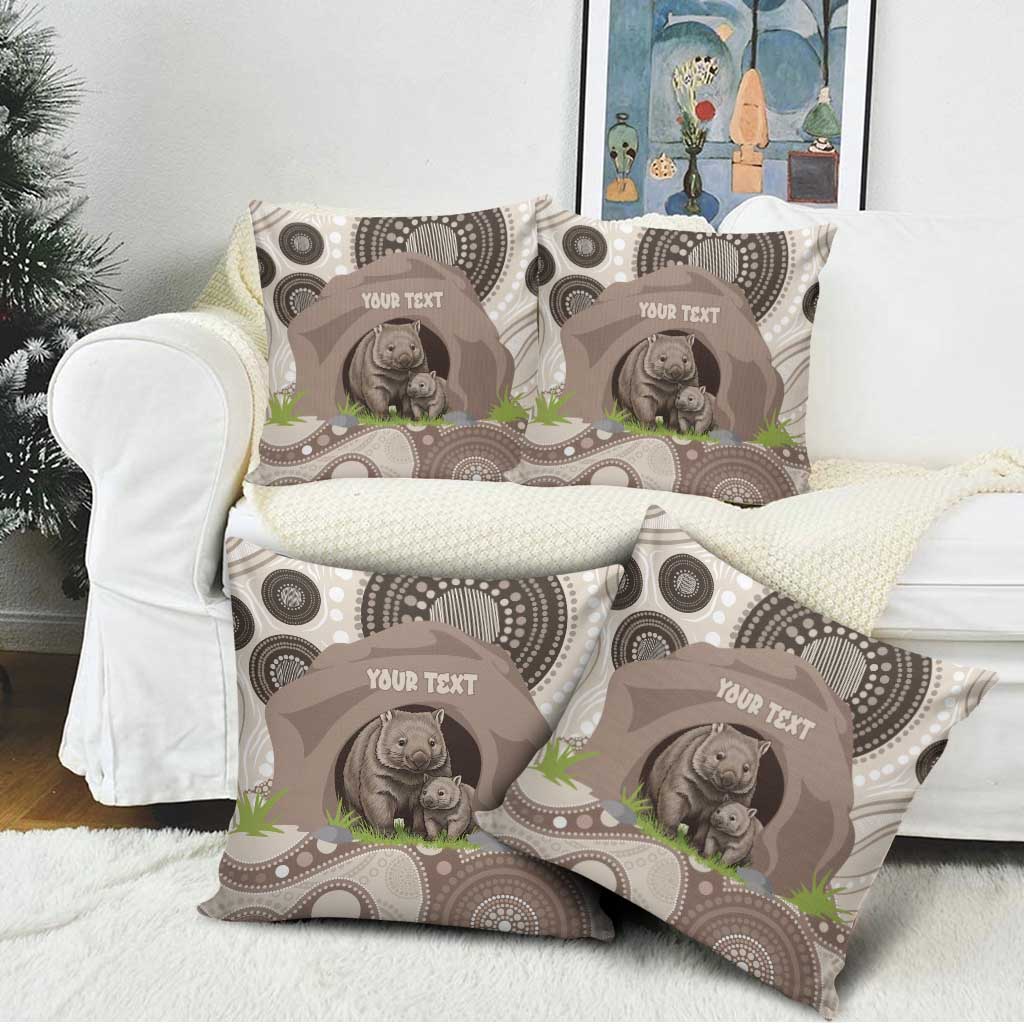 Personalised Australia Wombat Pillow Cover Welcome To Our Home Aboriginal Art - Aussie Hoodie