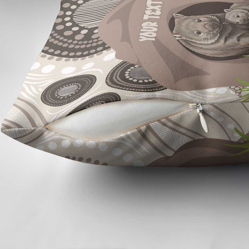 Personalised Australia Wombat Pillow Cover Welcome To Our Home Aboriginal Art - Aussie Hoodie