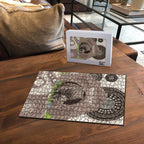 Personalised Australia Wombat Puzzle Welcome To Our Home Aboriginal Art - Aussie Hoodie