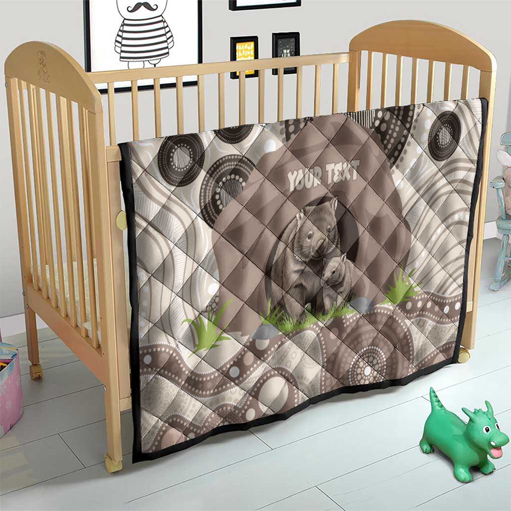 Personalised Australia Wombat Quilt Welcome To Our Home Aboriginal Art - Aussie Hoodie
