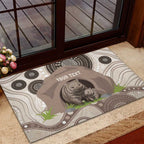 Personalised Australia Wombat Rubber Doormat Welcome To Our Home Aboriginal Art - Aussie Hoodie