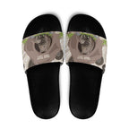 Personalised Australia Wombat Slide Sandals Welcome To Our Home Aboriginal Art - Aussie Hoodie