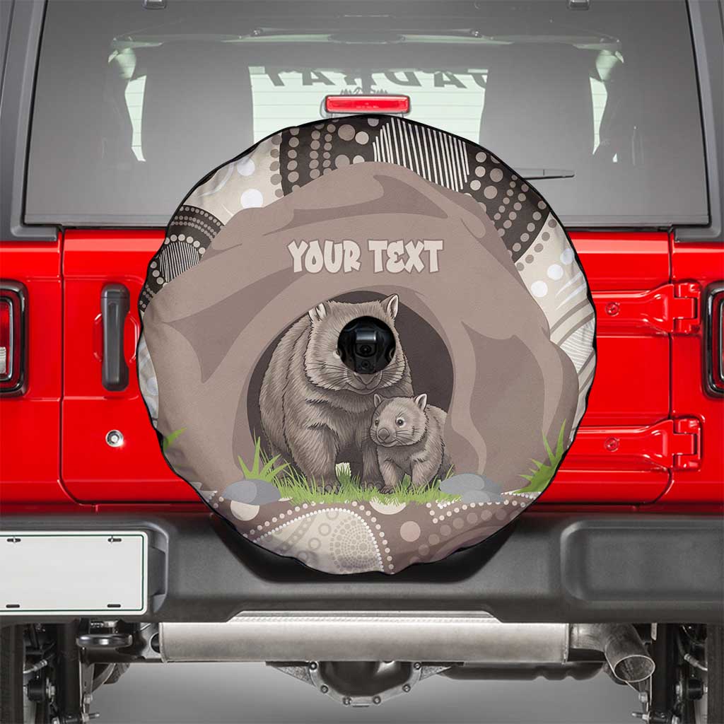 Personalised Australia Wombat Spare Tire Cover Welcome To Our Home Aboriginal Art - Aussie Hoodie