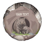Personalised Australia Wombat Spare Tire Cover Welcome To Our Home Aboriginal Art - Aussie Hoodie