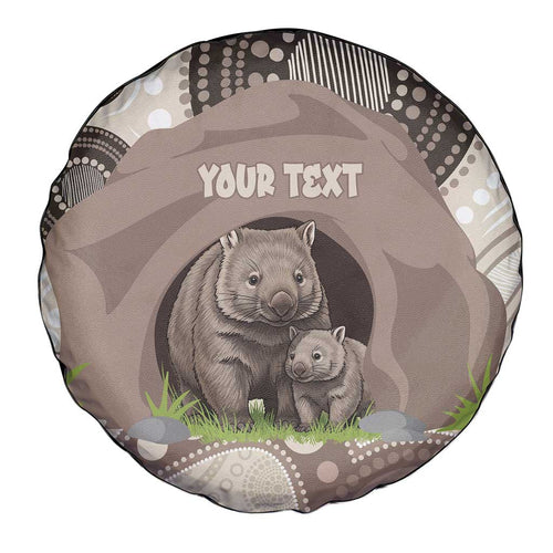 Personalised Australia Wombat Spare Tire Cover Welcome To Our Home Aboriginal Art - Aussie Hoodie