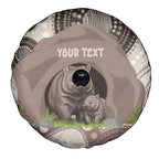 Personalised Australia Wombat Spare Tire Cover Welcome To Our Home Aboriginal Art - Aussie Hoodie