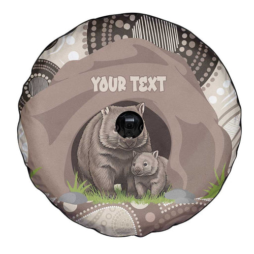 Personalised Australia Wombat Spare Tire Cover Welcome To Our Home Aboriginal Art - Aussie Hoodie