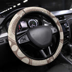 Australia Wombat Steering Wheel Cover Welcome To Our Home Aboriginal Art - Aussie Hoodie