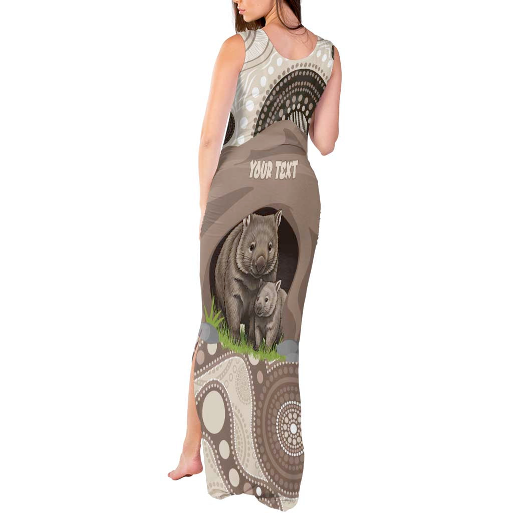 Personalised Australia Wombat Tank Maxi Dress Welcome To Our Home Aboriginal Art - Aussie Hoodie