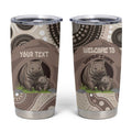 Personalised Australia Wombat Tumbler Cup Welcome To Our Home Aboriginal Art - Aussie Hoodie