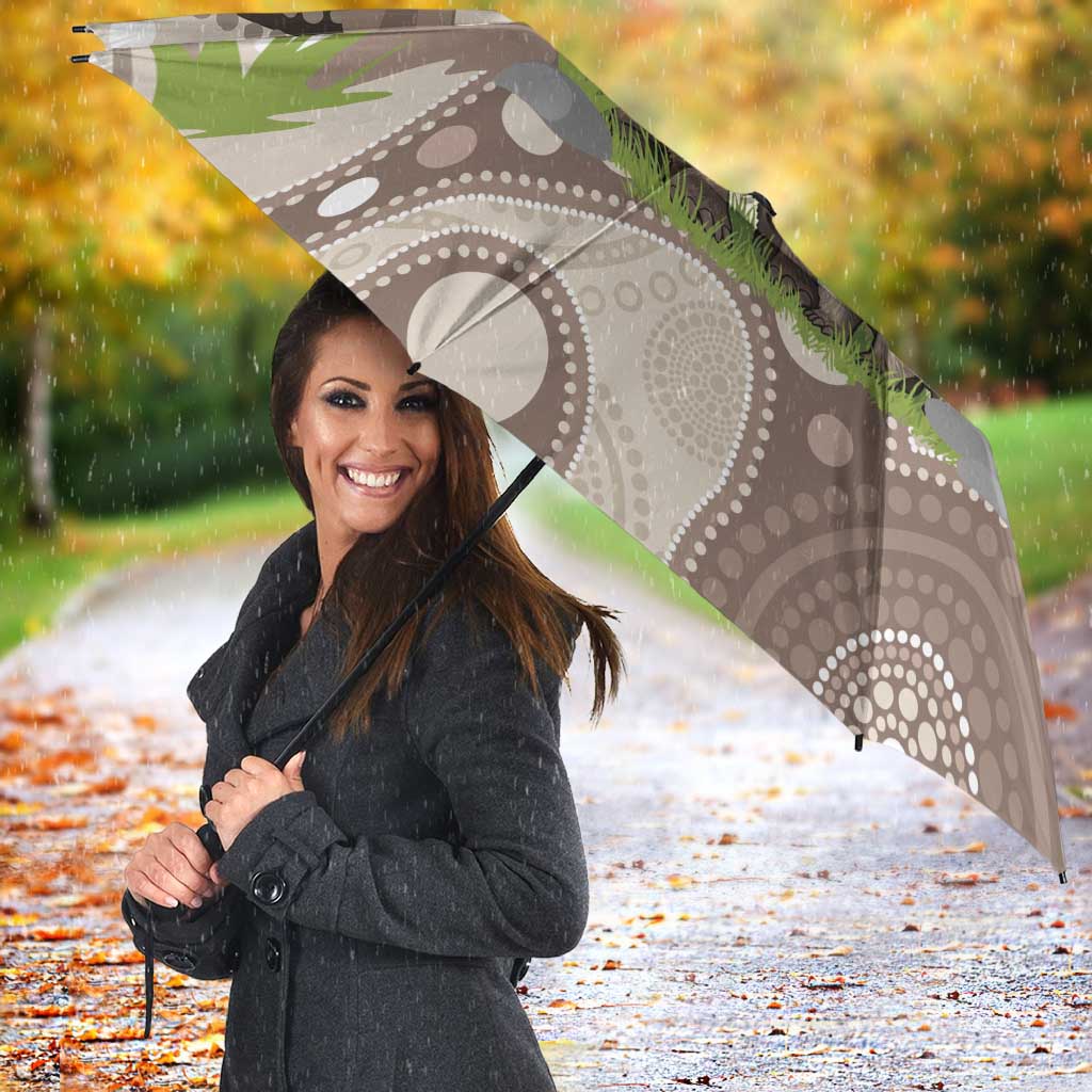 Personalised Australia Wombat Umbrella Welcome To Our Home Aboriginal Art - Aussie Hoodie