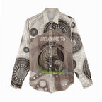 Personalised Australia Wombat Women Casual Shirt Welcome To Our Home Aboriginal Art - Aussie Hoodie