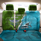 Personalised Sharks And Raiders Rugby Back Car Seat Cover Sporty Style
