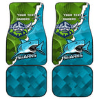 Personalised Sharks And Raiders Rugby Car Mats Sporty Style