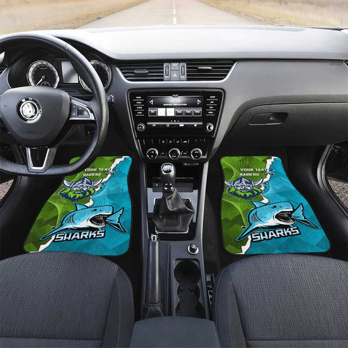 Personalised Sharks And Raiders Rugby Car Mats Sporty Style