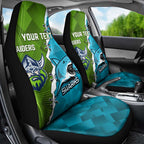 Personalised Sharks And Raiders Rugby Car Seat Cover Sporty Style