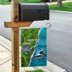Personalised Sharks And Raiders Rugby Garden Flag Sporty Style
