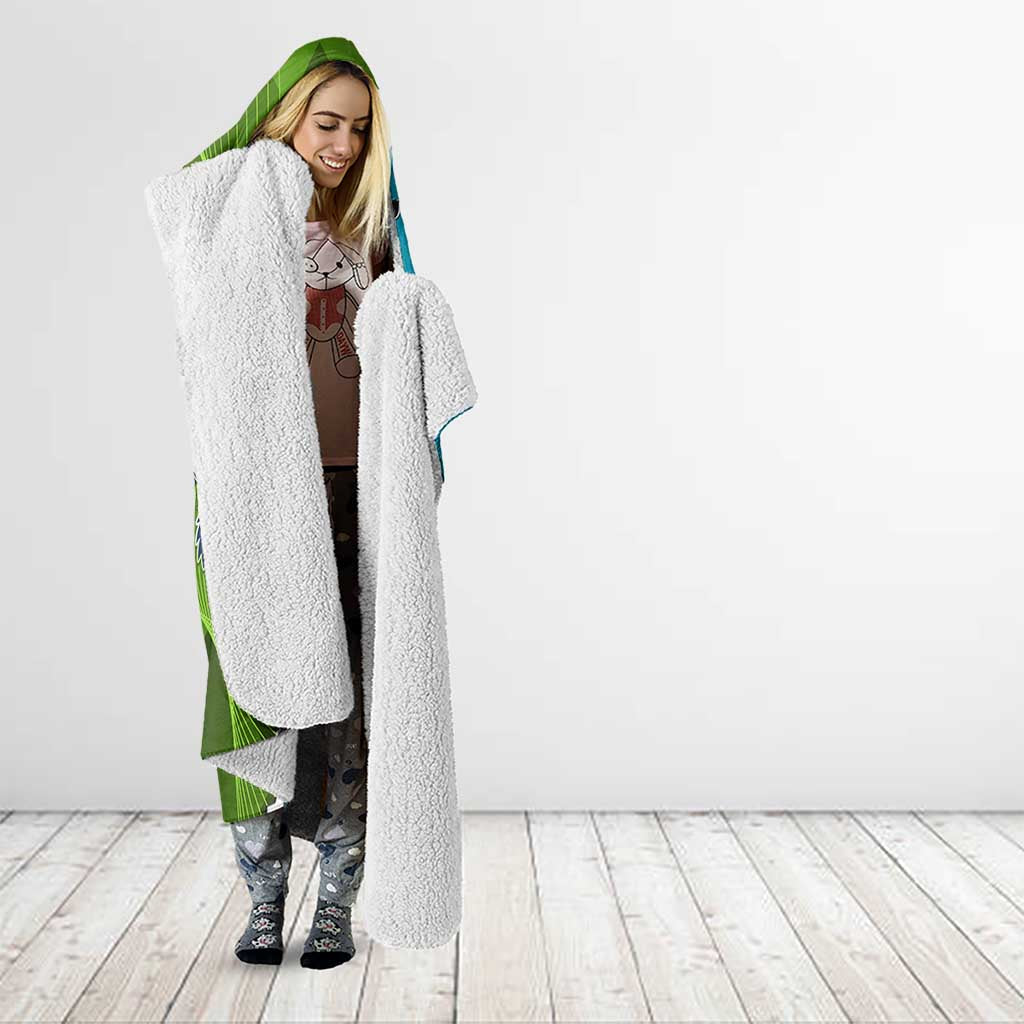 Personalised Sharks And Raiders Rugby Hooded Blanket Sporty Style