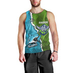 Personalised Sharks And Raiders Rugby Men Tank Top Sporty Style