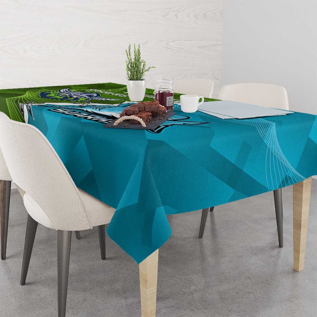 Personalised Sharks And Raiders Rugby Tablecloth Sporty Style