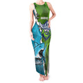 Personalised Sharks And Raiders Rugby Tank Maxi Dress Sporty Style