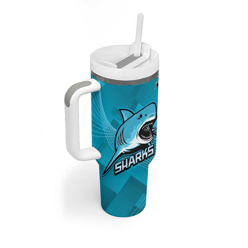 Sharks And Raiders Rugby Tumbler With Handle Sporty Style