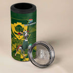 South Africa And Scotland Rugby 4 in 1 Can Cooler Tumbler Springboks Thistle Together