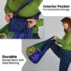 Custom South Africa And Scotland Rugby Grocery Bag Springboks Thistle Together