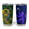 South Africa And Scotland Rugby Tumbler Cup Springboks Thistle Together