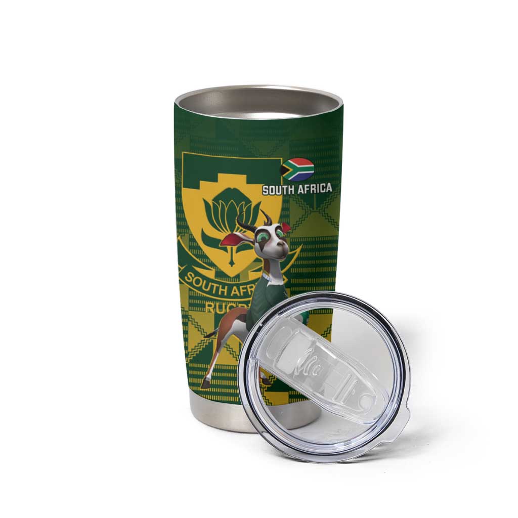 South Africa And Scotland Rugby Tumbler Cup Springboks Thistle Together