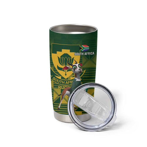 South Africa And Scotland Rugby Tumbler Cup Springboks Thistle Together