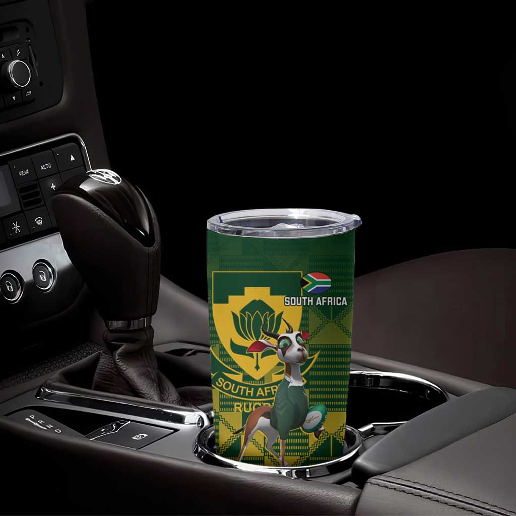 South Africa And Scotland Rugby Tumbler Cup Springboks Thistle Together