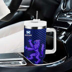 South Africa And Scotland Rugby Tumbler With Handle Springboks Thistle Together