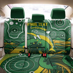 Personalised Australia Swimming Back Car Seat Cover Aussie Dolphin Aboriginal National Color