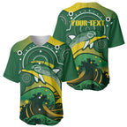 Personalised Australia Swimming Baseball Jersey Aussie Dolphin Aboriginal National Color