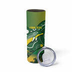 Personalised Australia Swimming Skinny Tumbler Aussie Dolphin Aboriginal National Color
